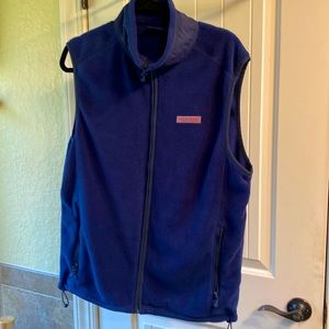 Mens Vineyard vines navy blue vest. Like new